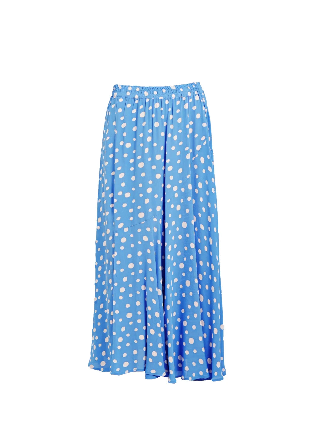 Maxilång kjol i viskos crêpe | Colette skirt Cerulean blue