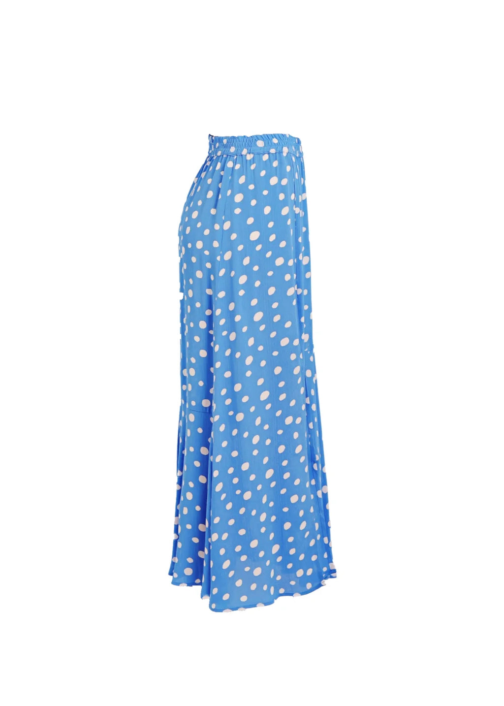 Maxilång kjol i viskos crêpe | Colette skirt Cerulean blue