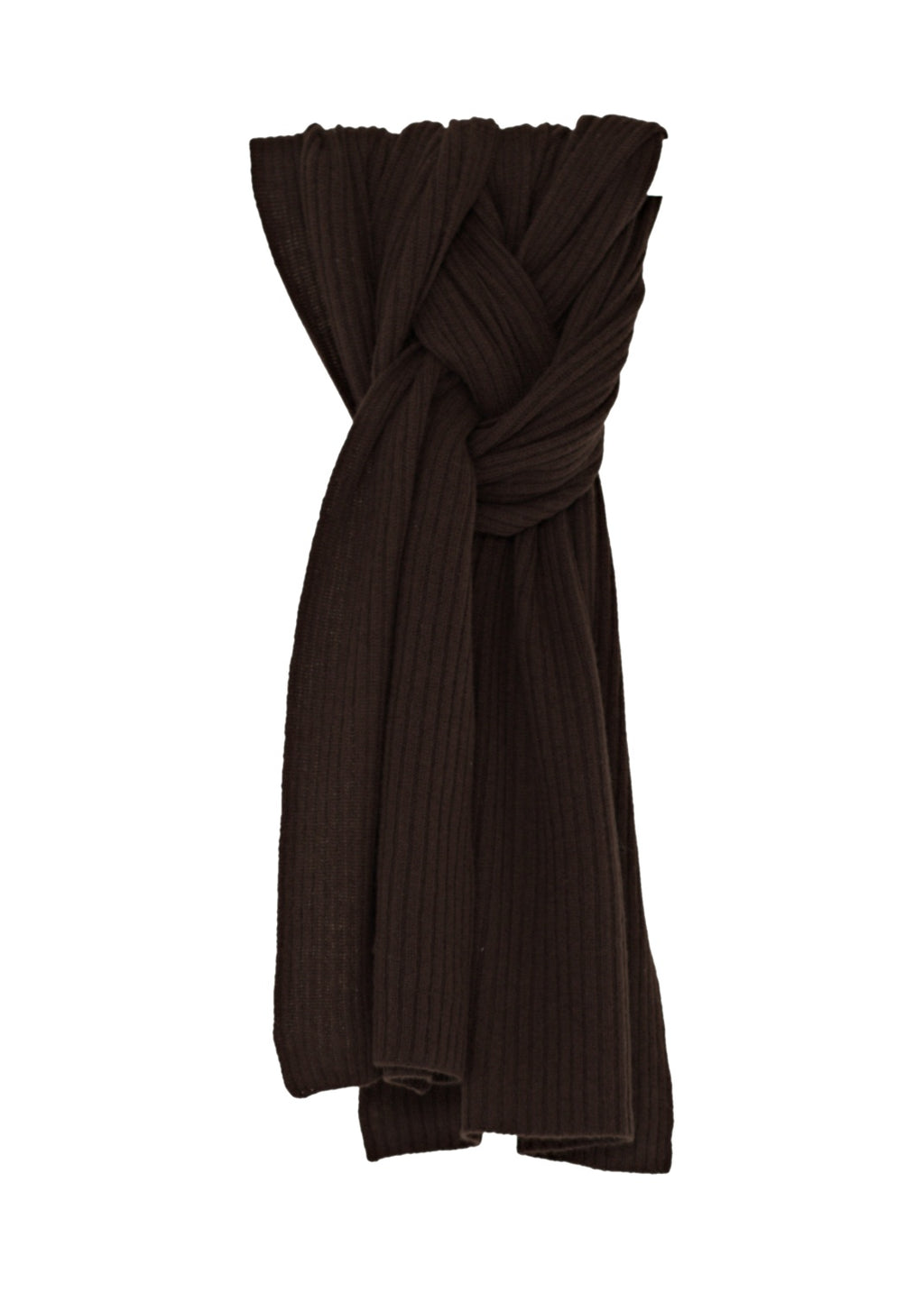 Ribbad sjal i ren kashmir, den ultimata favoriten.