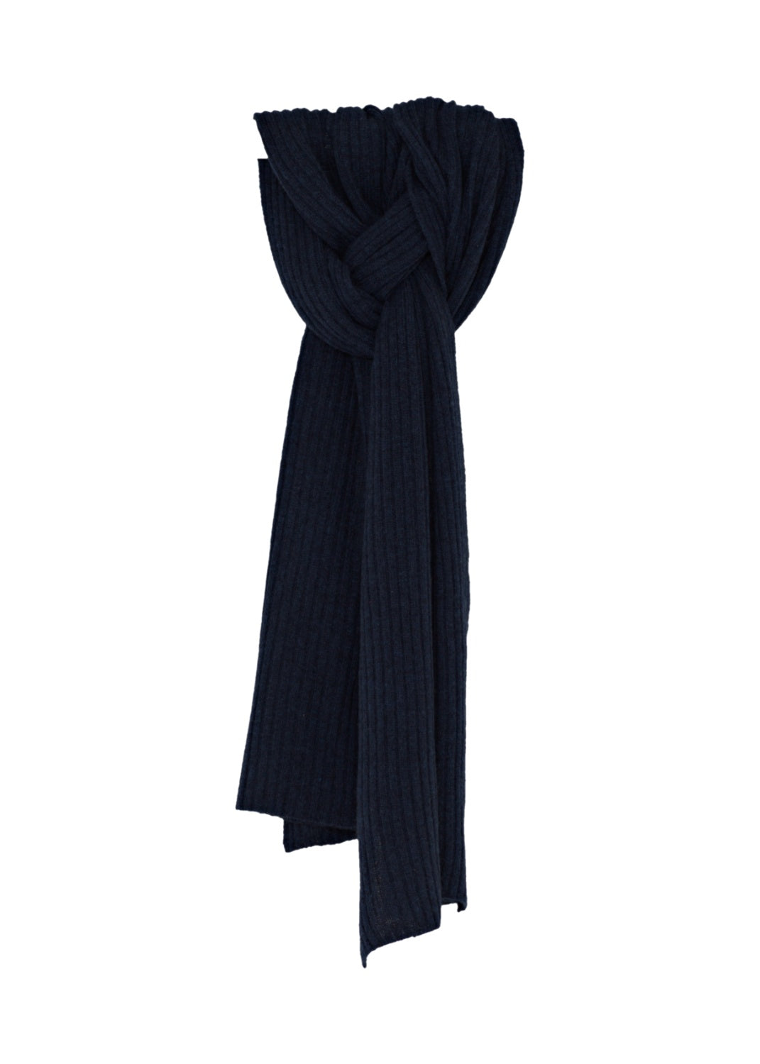 Ribbad sjal i ren kashmir, den ultimata favoriten. 