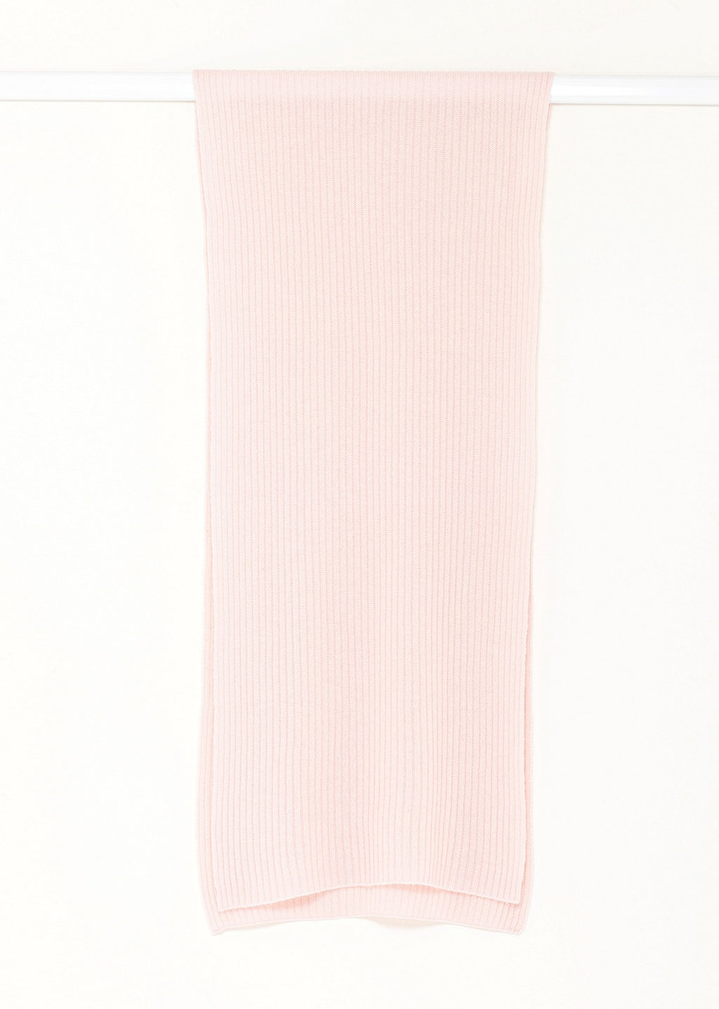 Ribbad kashmir sjal - Powder Pink