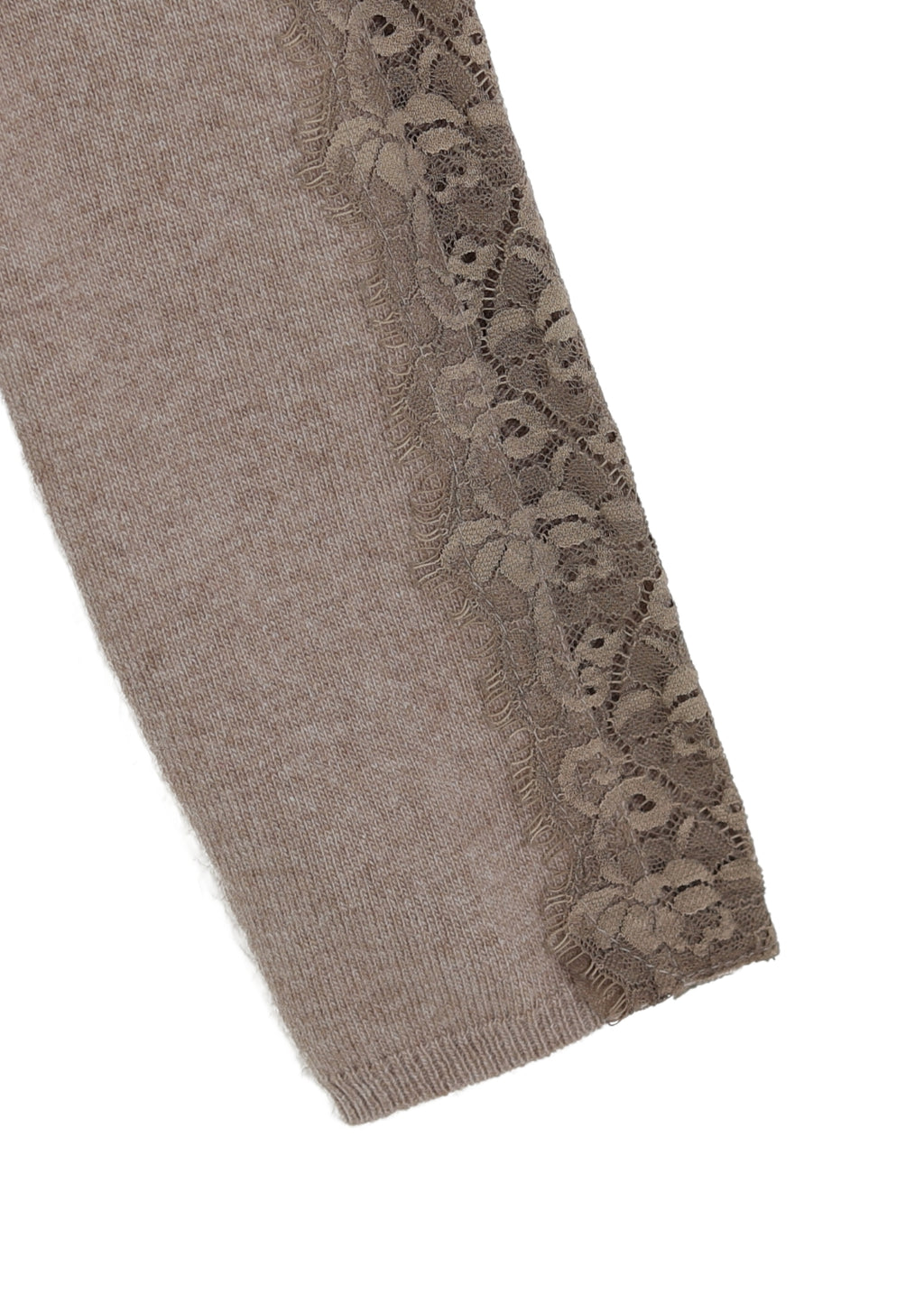 Rundhals cardigan - Beige