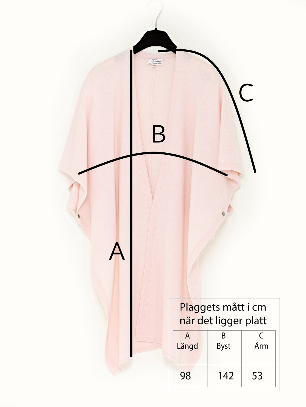 Kashmir Cape - Powder Pink