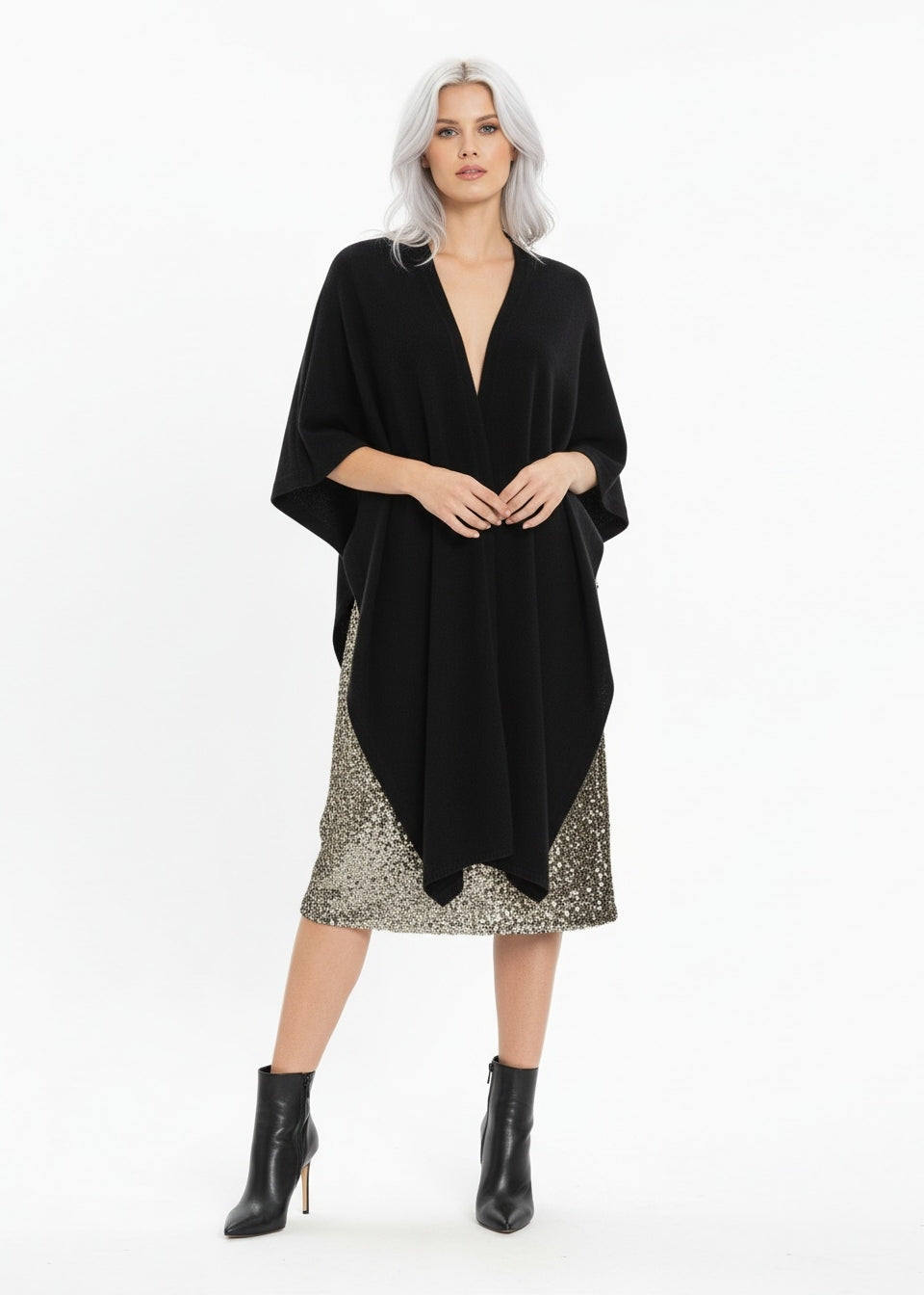 Kashmir Cape - Black