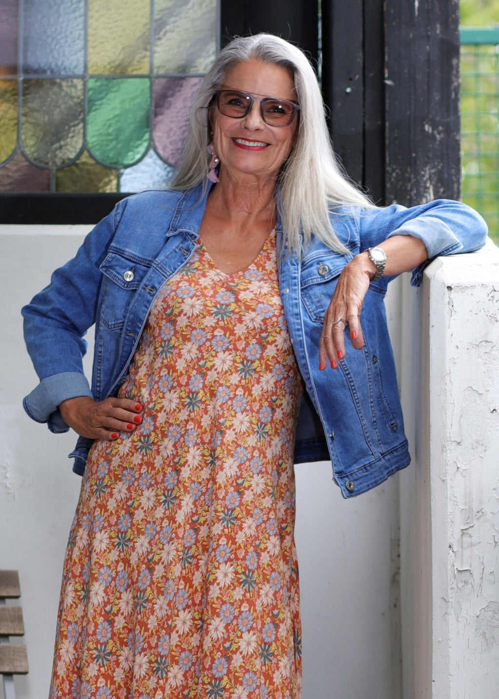 Jeans jacka - Denim blue