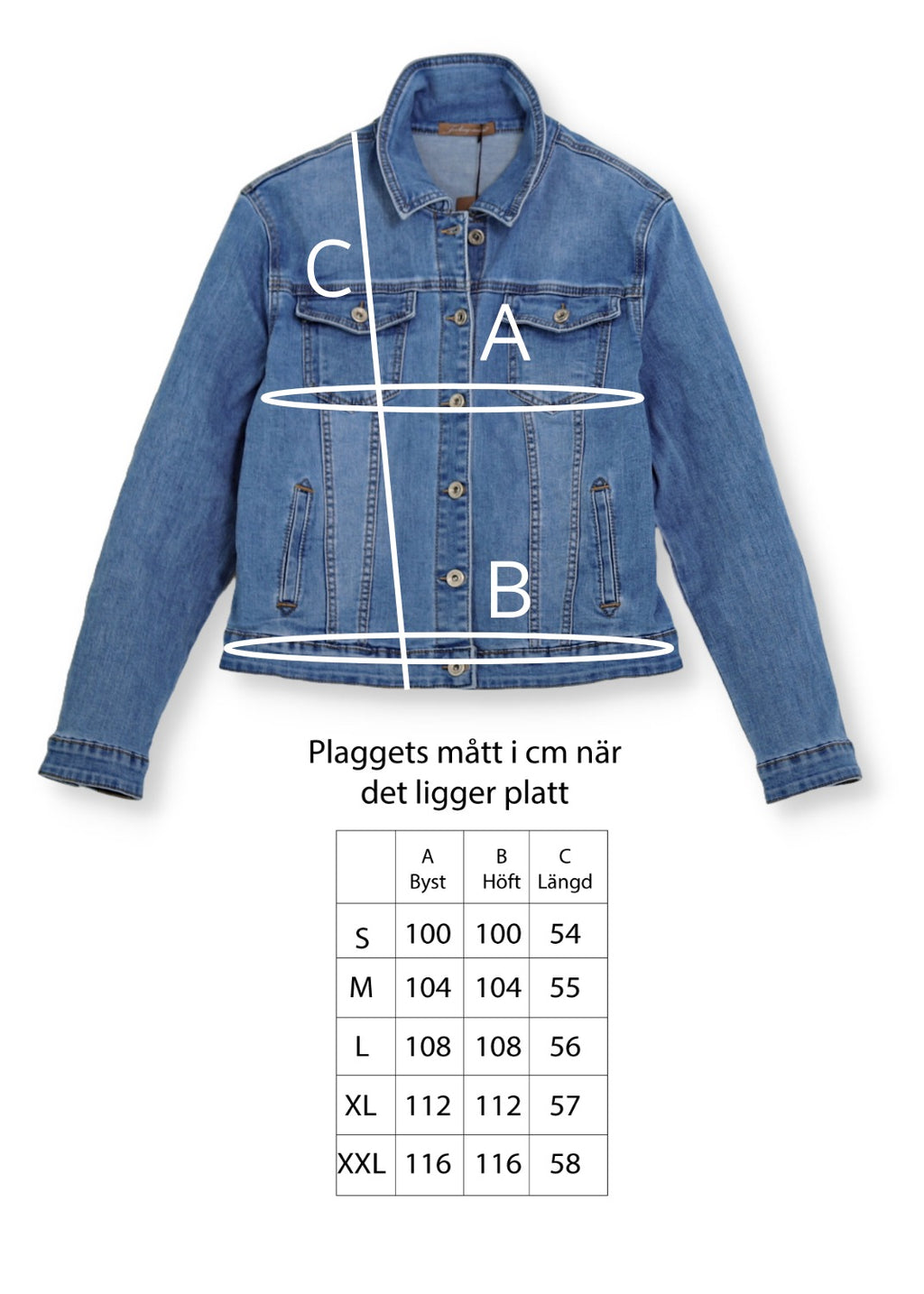 Jeans jacka - Denim blue