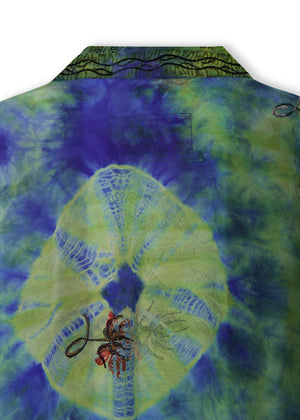 Kimono i handtryckt unikt vintage siden - 34