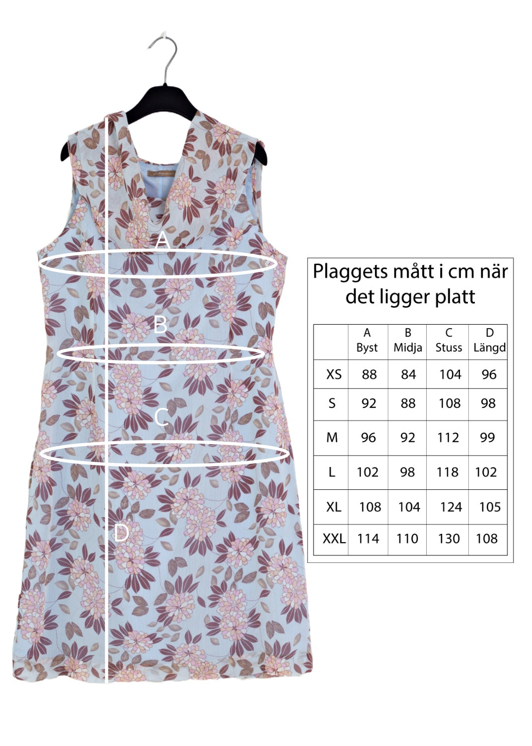 Knälång Cape-klänning i viskos chiffong