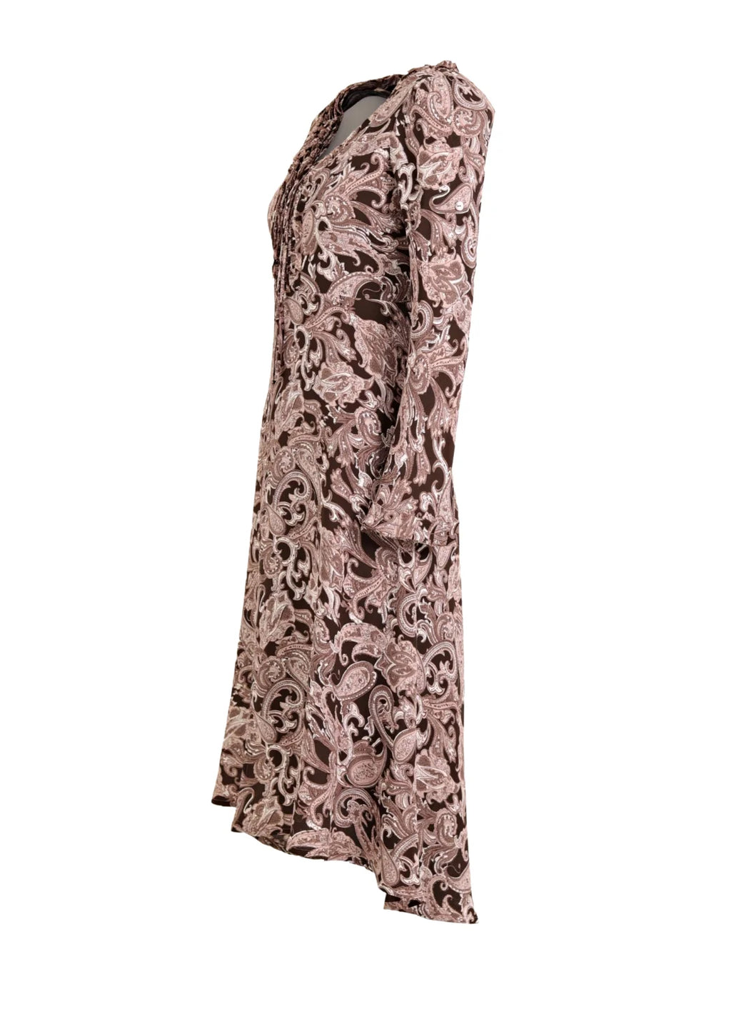 Maggan Pink Paisley+ Silk scarf