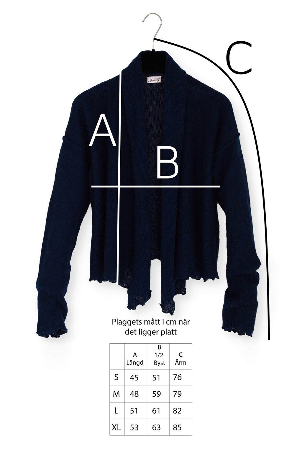 Mejse cashmere wrap cardigan - New blue