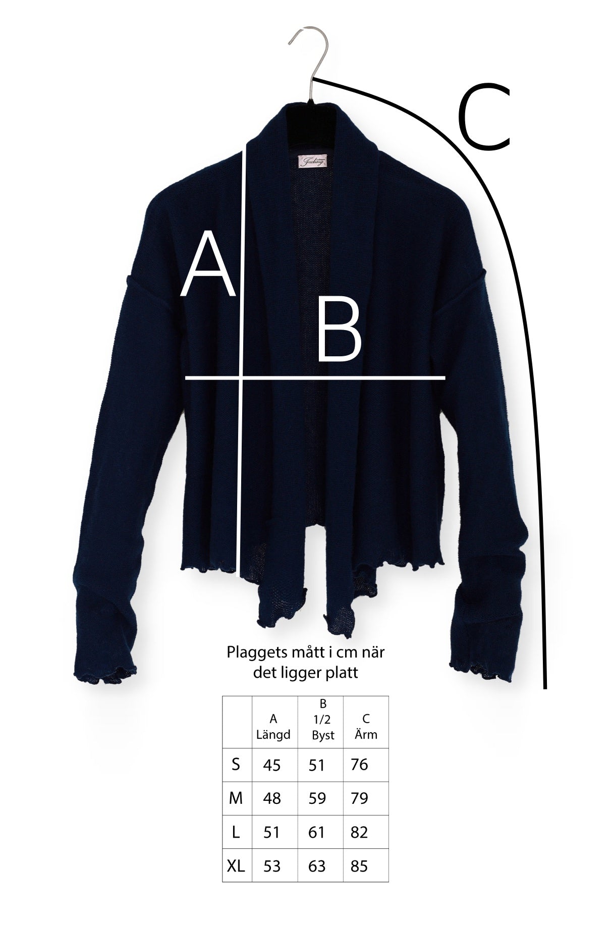 Mejse cashmere wrap cardigan - New blue