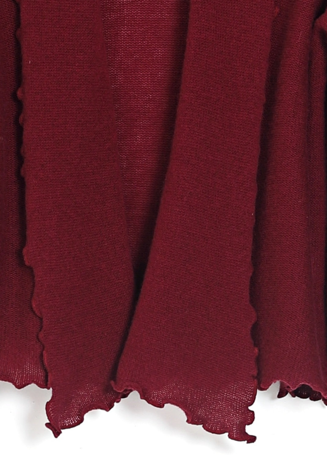 Cardigan Wrap i kashmir - wine
