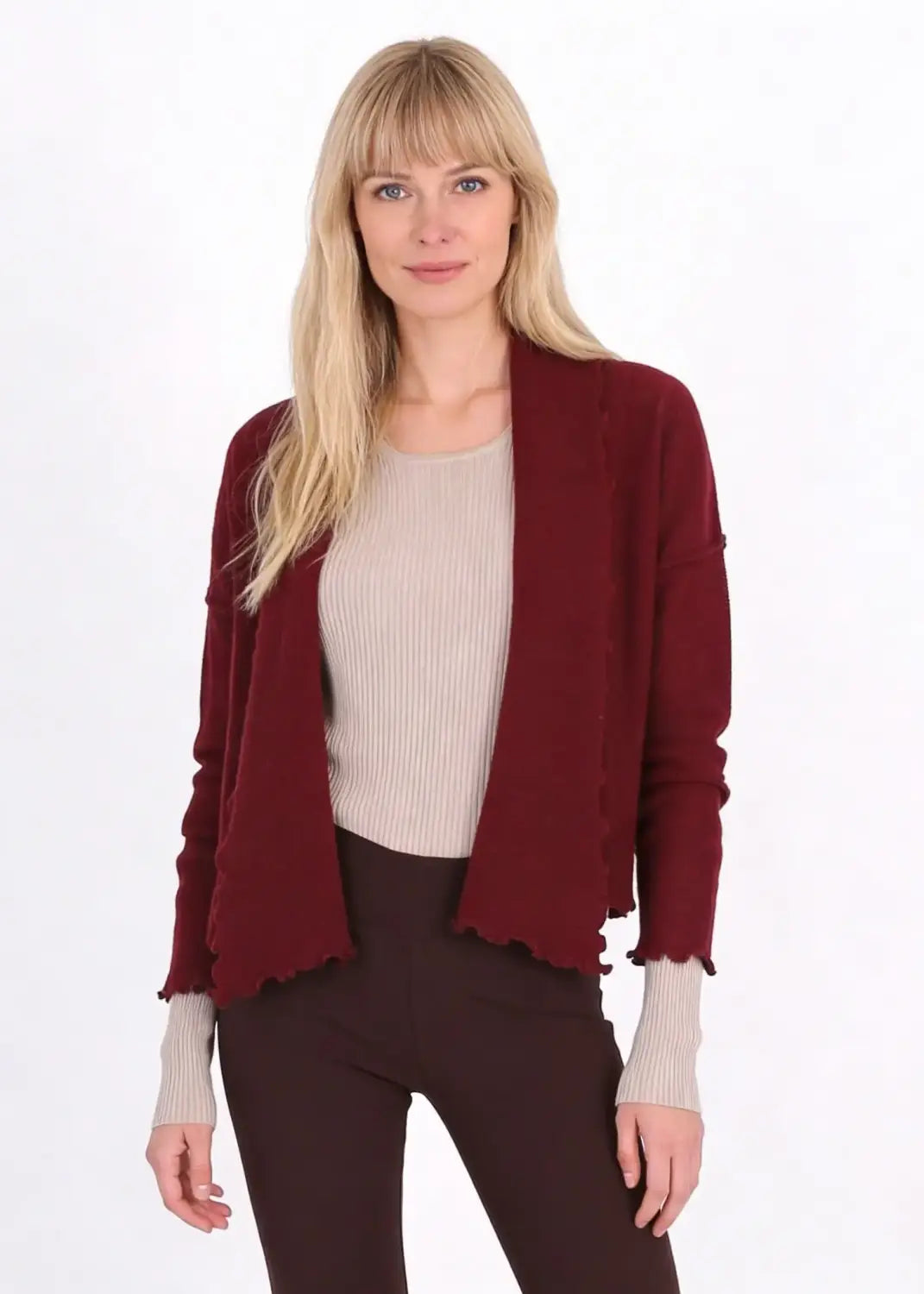 Cardigan Wrap i kashmir | Mejse wine