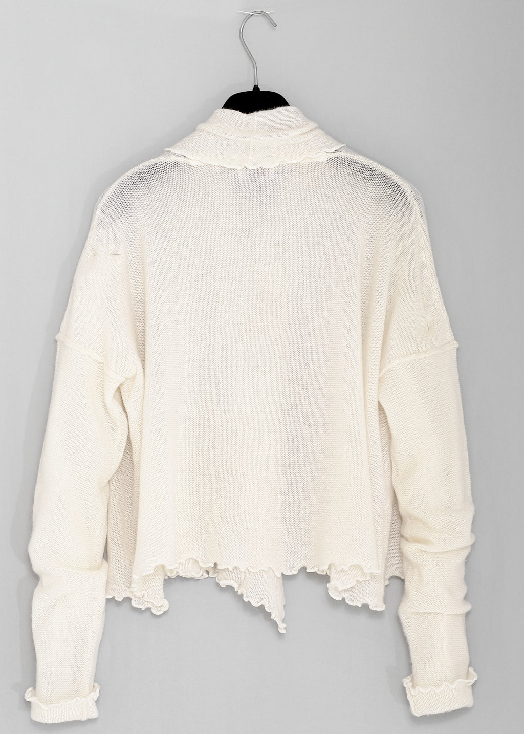 Cardigan Wrap i kashmir - Cream