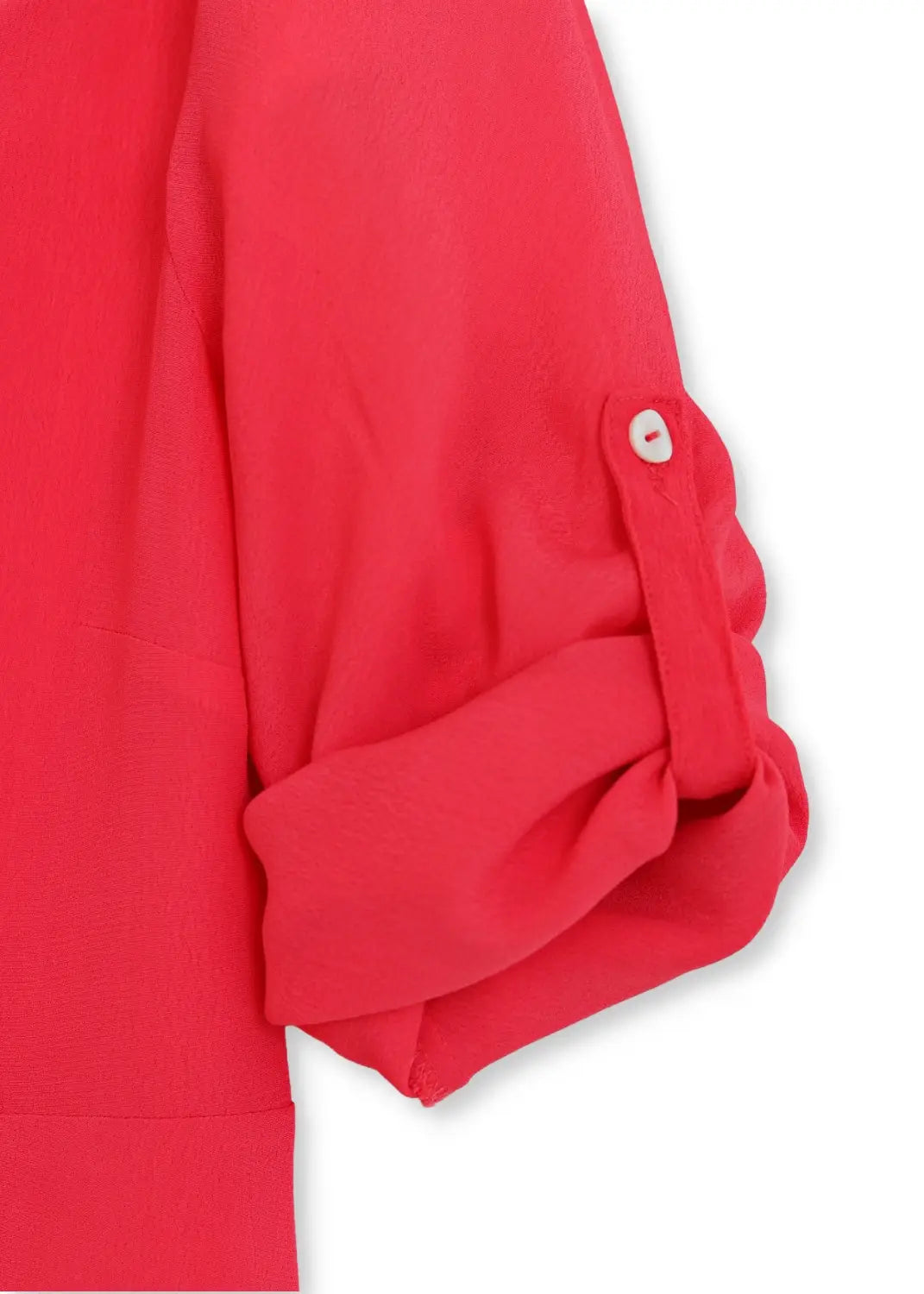 Mila Corallröd lång klänning med ärm i viskos bohemisk chick dealjvy