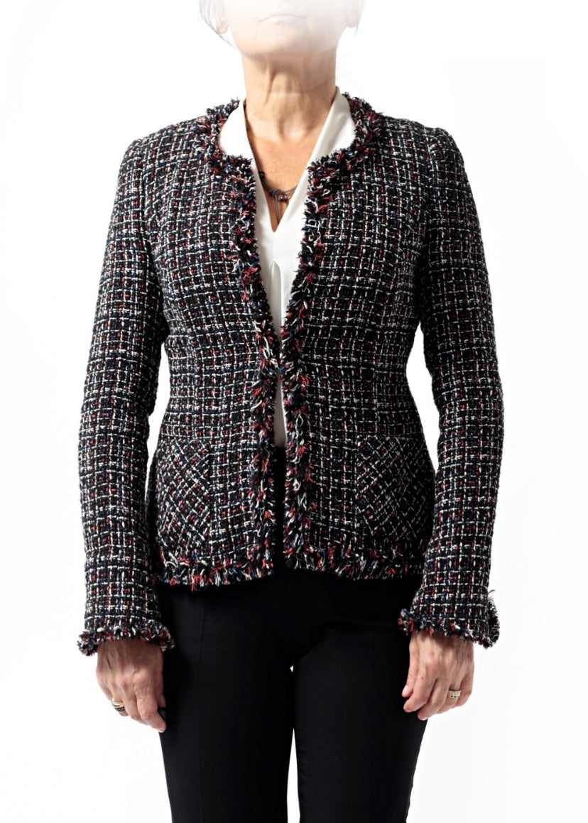 Feeling jacket, black tweed