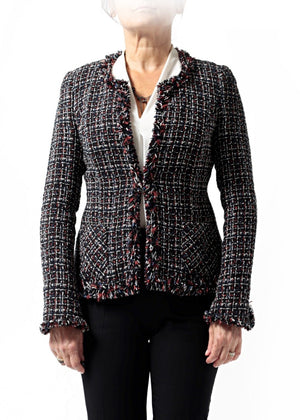 Feeling jacket, black tweed