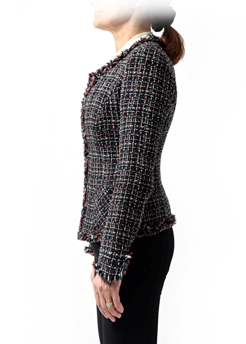 Feeling jacket, black tweed