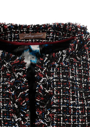 Feeling jacket, black tweed