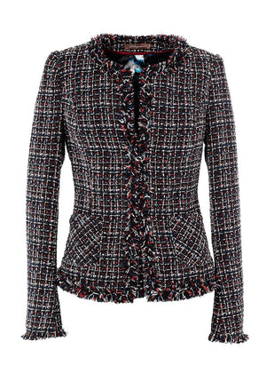 Feeling jacket, black tweed