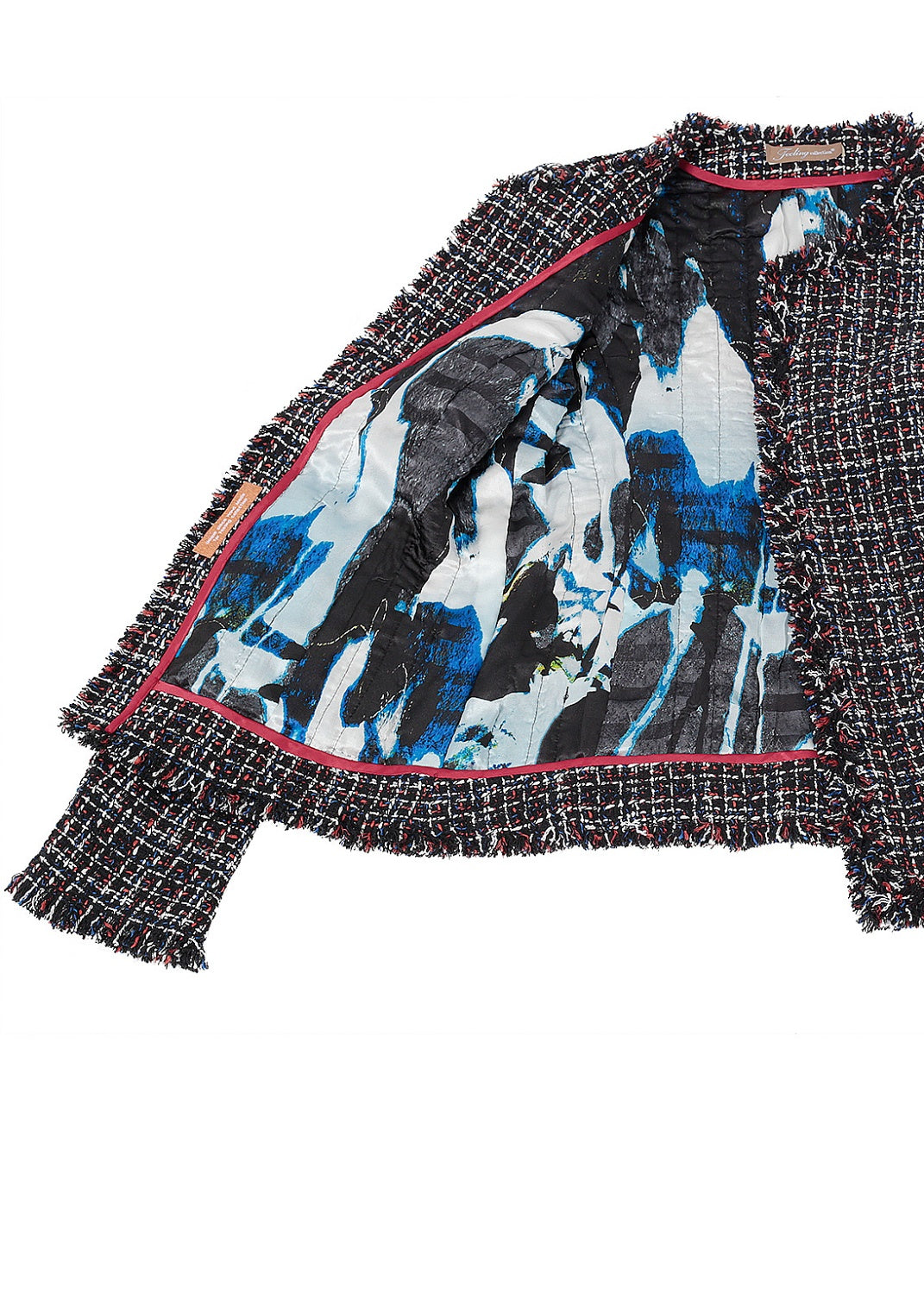 Feeling jacket, black tweed