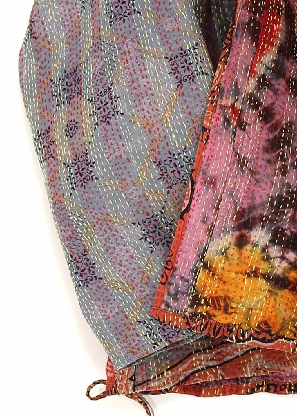 Vändbar jacka i handbroderat unikt vintage siden - 18/50