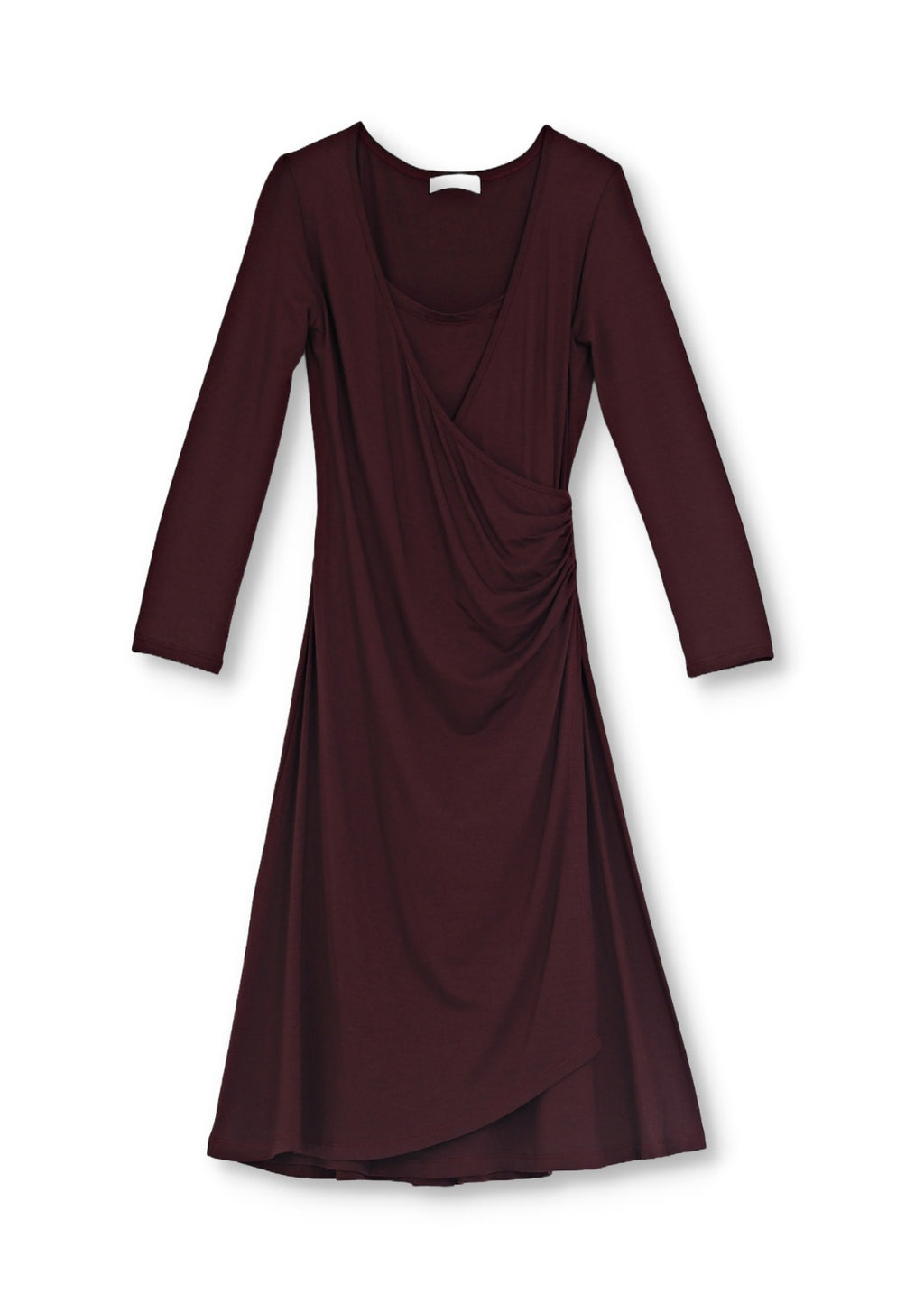 Wrap dress in viscose jersey