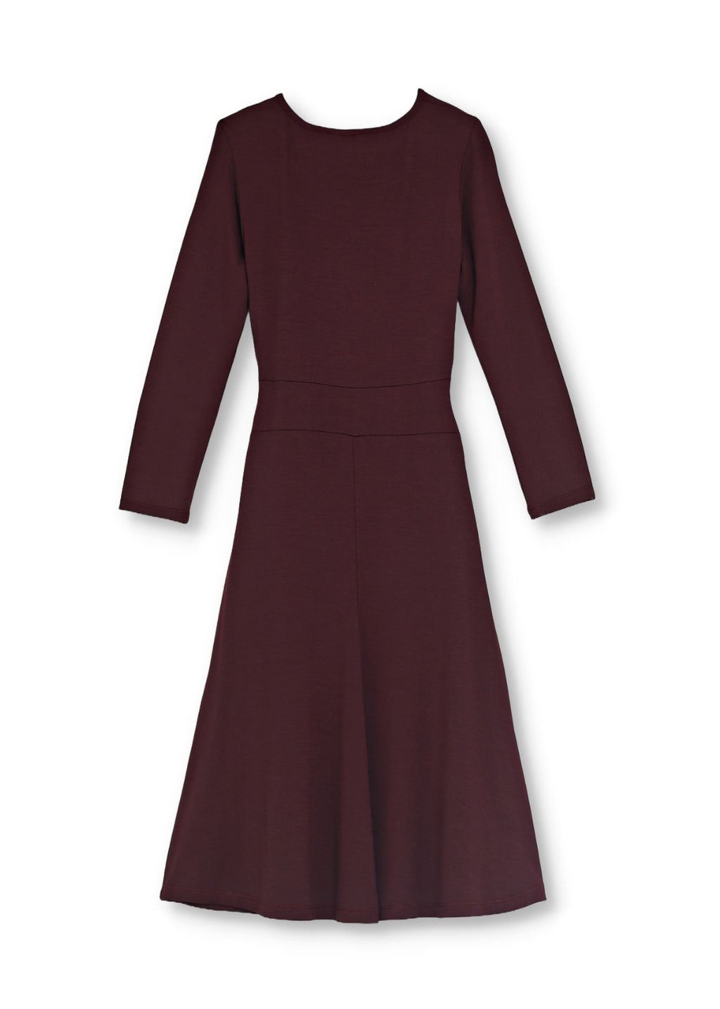 Wrap dress in viscose jersey