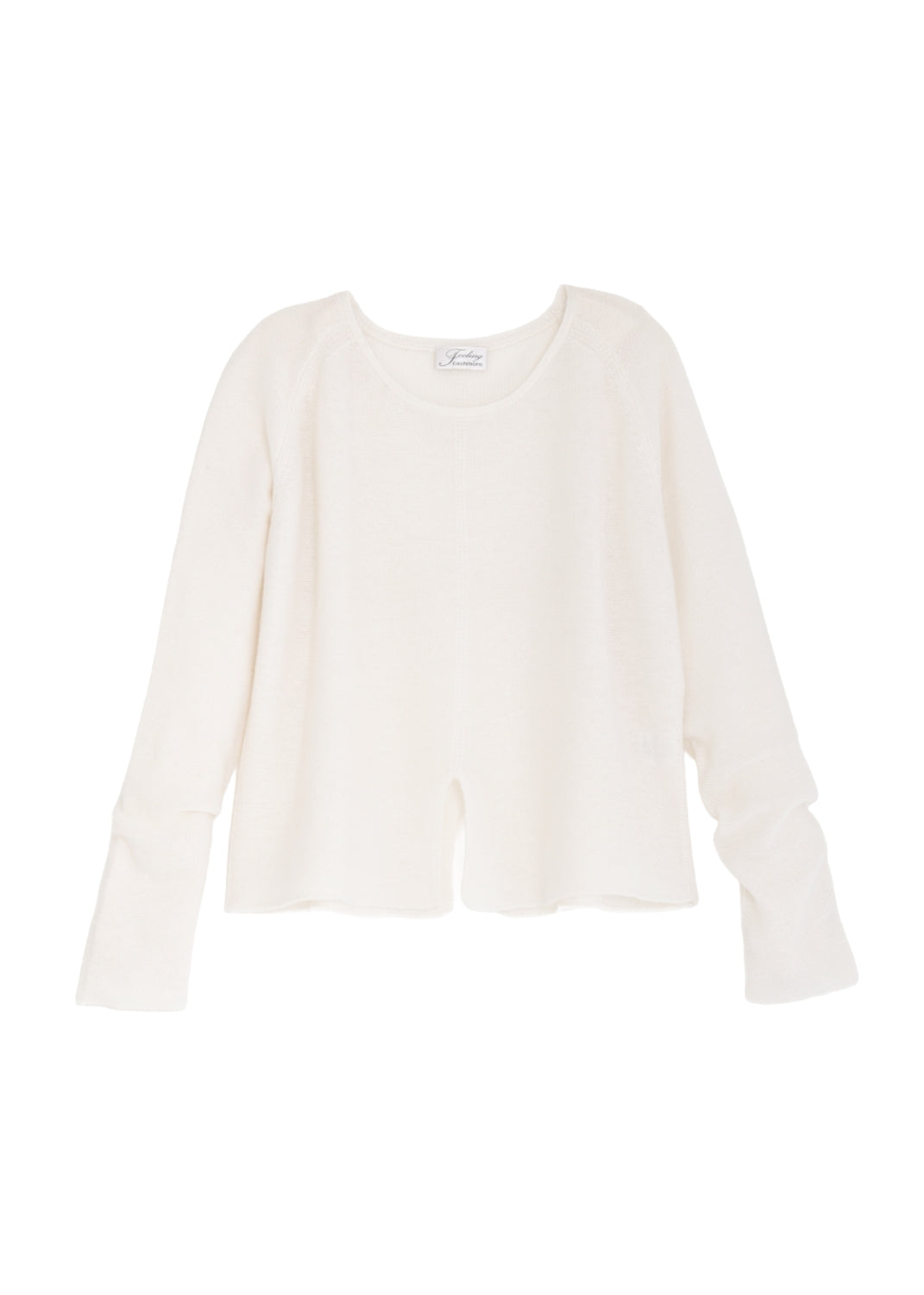 Lyxig tröja i ren kashmir i klassisk elegans.