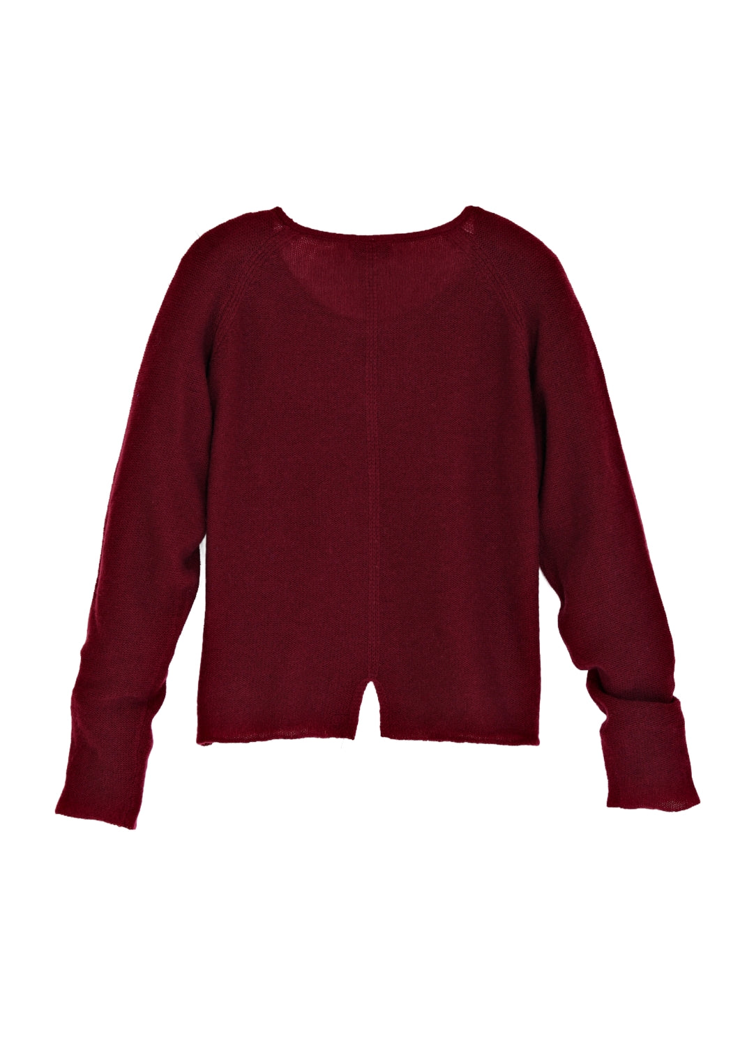 Kashmir tröja med sprund - Wine