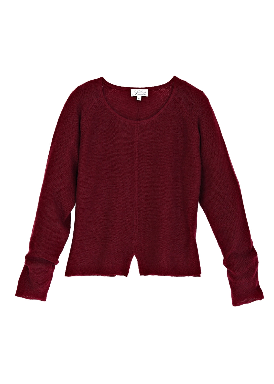 Lyxig tröja i ren kashmir i klassisk elegans.