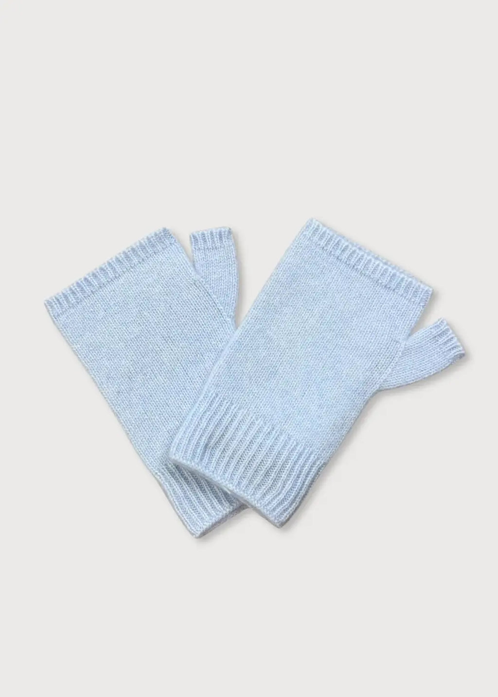 Torgvantar i kashmir - sky blue