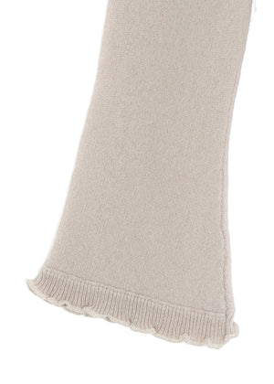 Kashmir cardigan med utsökt finish - Shiitake