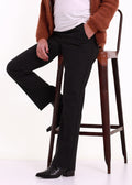 Svart kostymbyxa- Medel hög midja