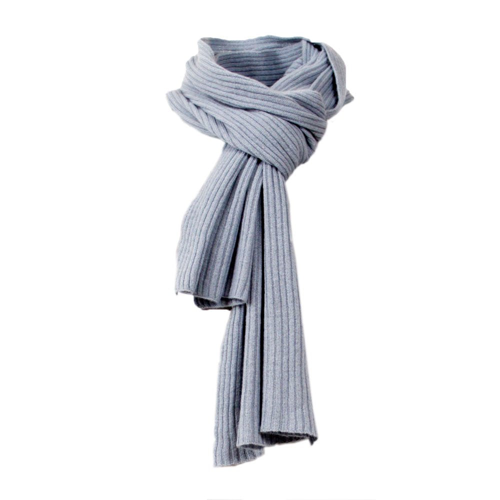 Ribbad sjal i ren kashmir, den ultimata favoriten. 