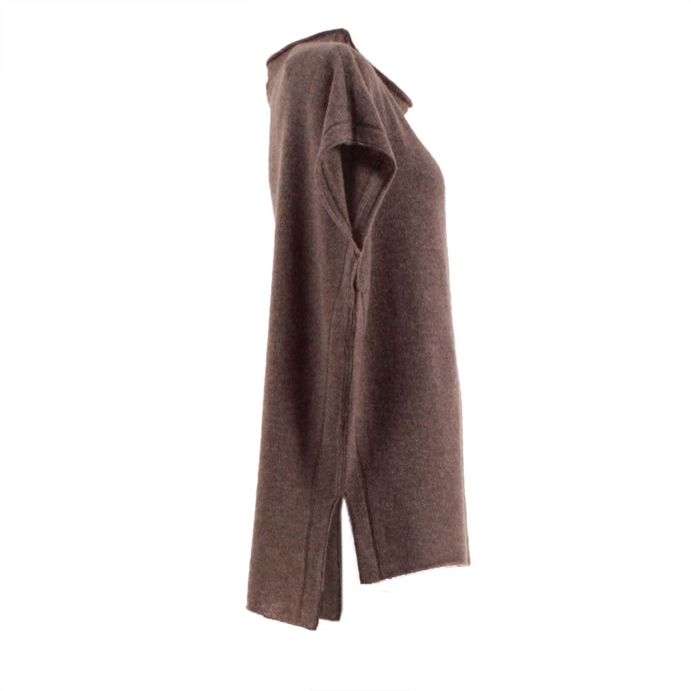 Myrna oversized Vest - Moccha mousse