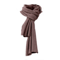 brown Pure soft cashmere scarf