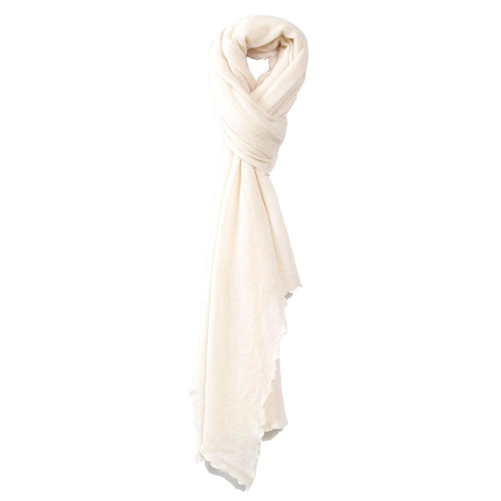 Maxi stor kashmir sjal - Off-White