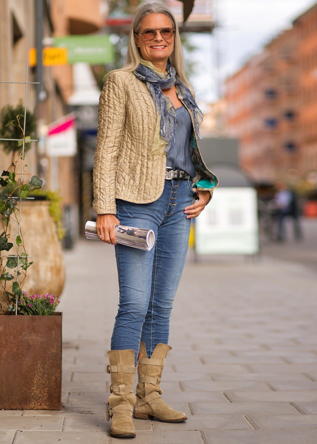 Lux handmade quilted jacket from our vintage Dupioni silk collection