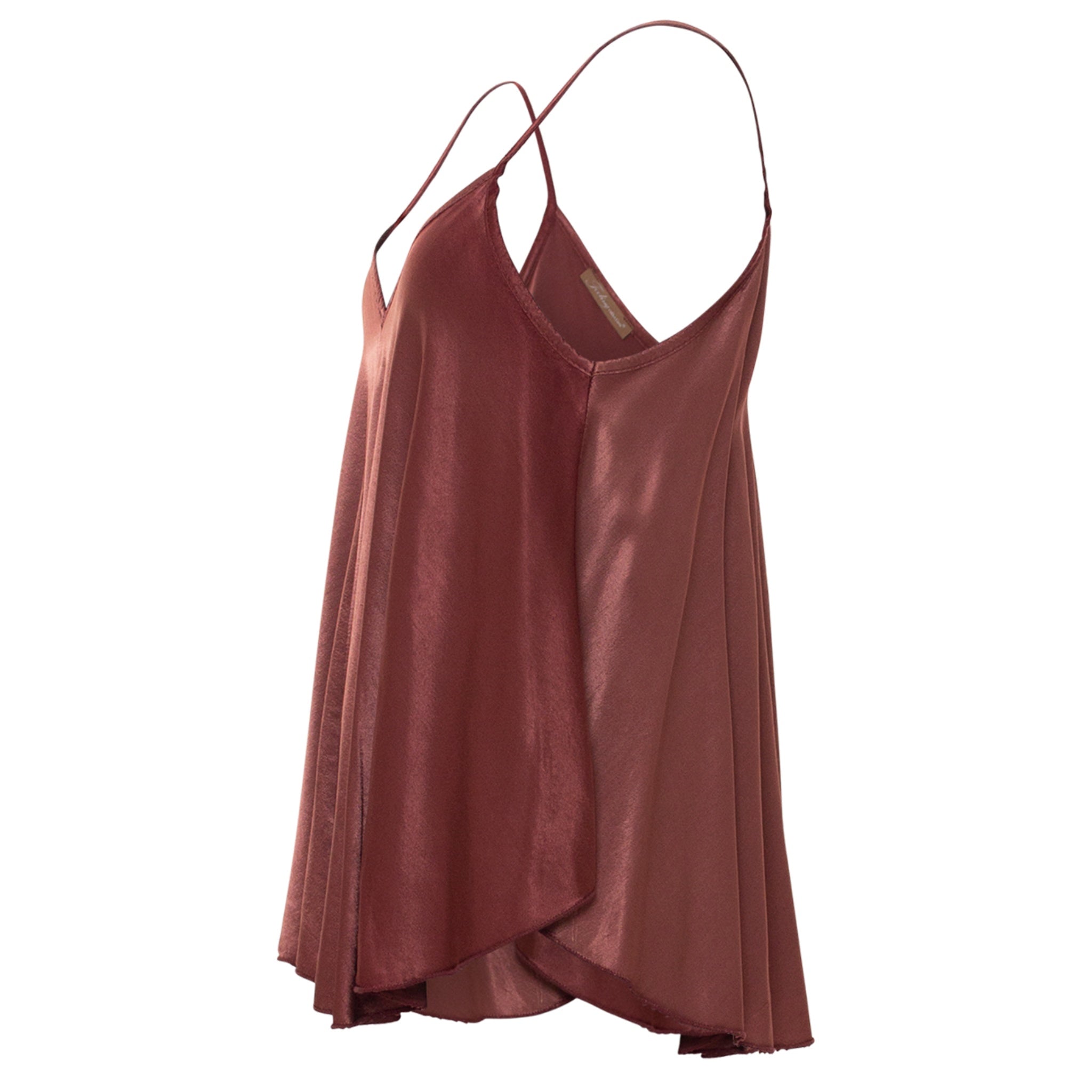 Lula silky top - Brick