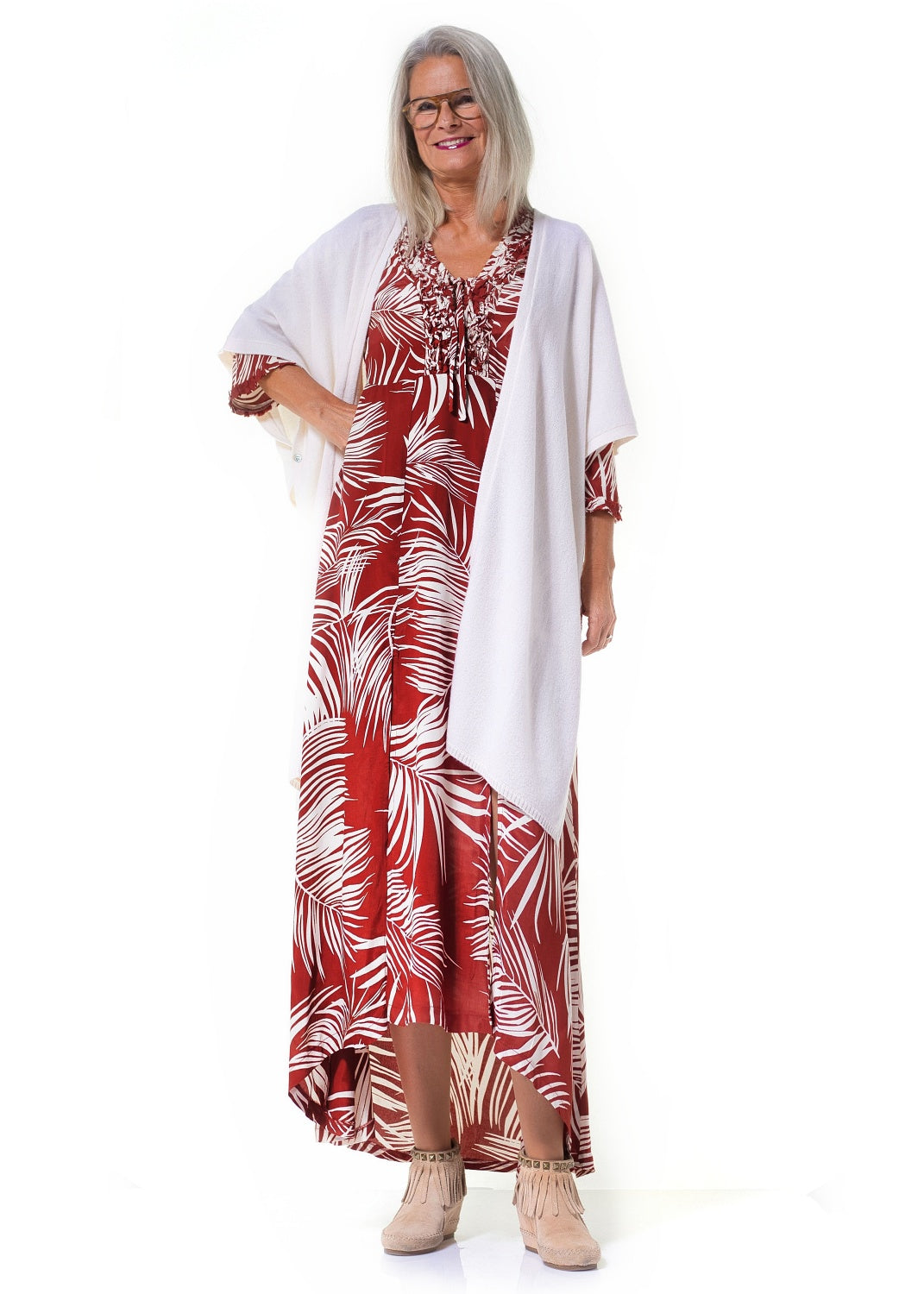 Kashmir Cape - Off-White