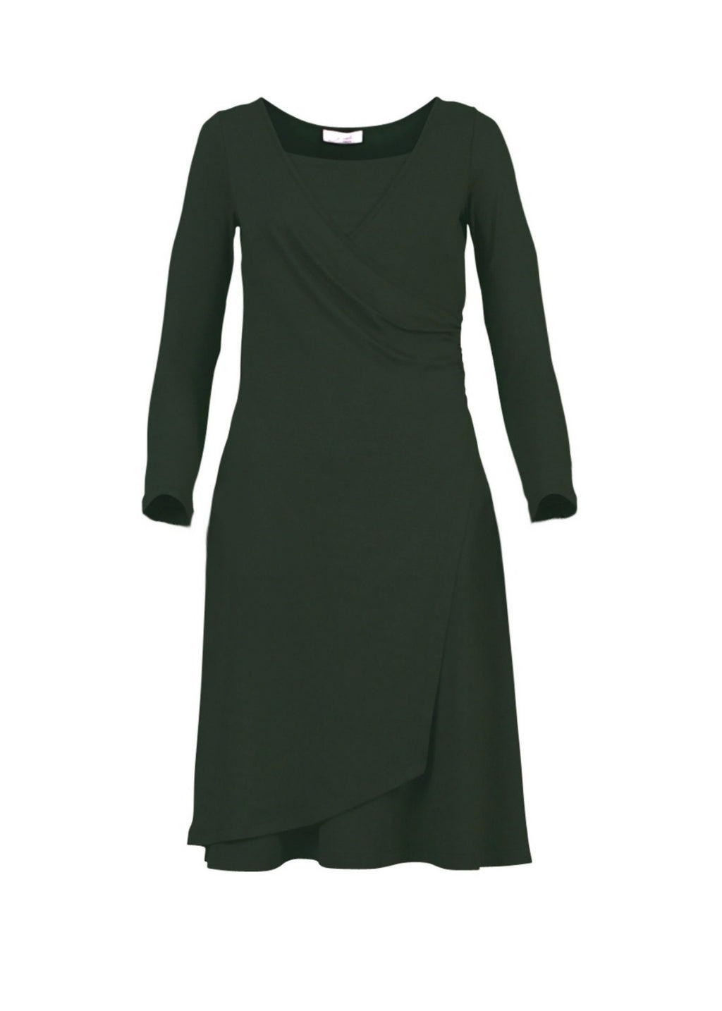 Regina- green Vrap Dress