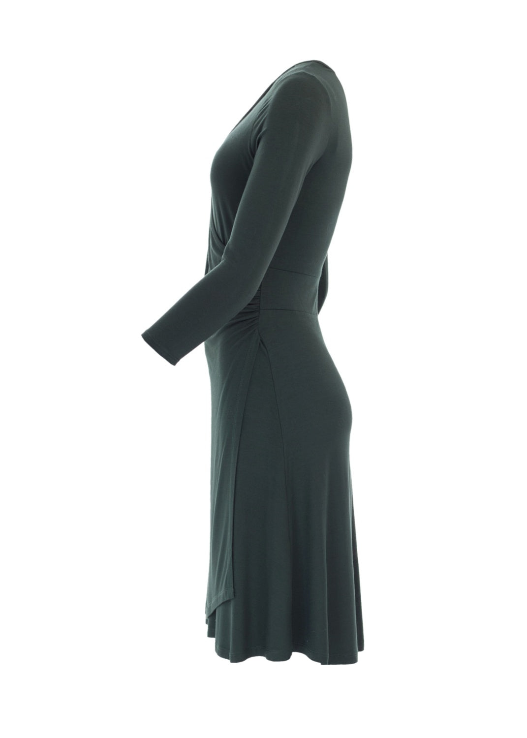 Wrap dress in viscose jersey